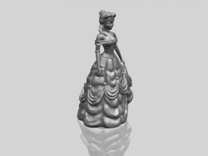 princess belle 3D Print Model