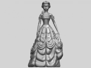 princess belle 3D Print Model