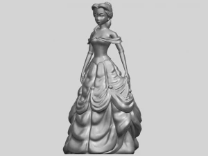 princess belle 3D Print Model