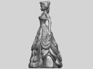princess belle 3D Print Model