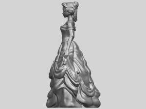 princess belle 3D Print Model