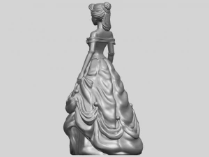 princess belle 3D Print Model