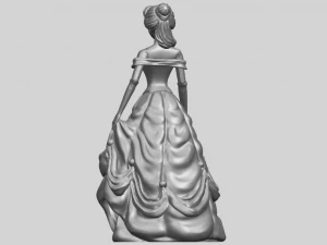 princess belle 3D Print Model