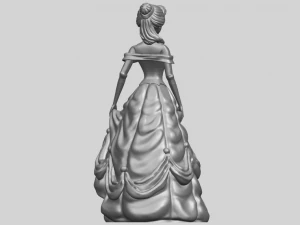 princess belle 3D Print Model