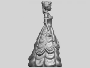 princess belle 3D Print Model
