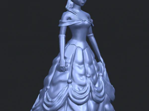princess belle 3D Print Model