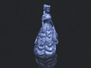 princess belle 3D Print Model
