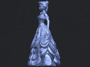 princess belle 3D Print Model