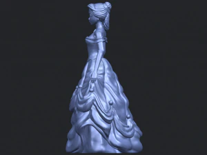 princess belle 3D Print Model