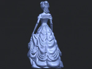 princess belle 3D Print Model