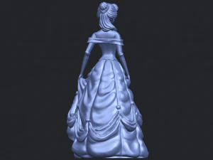 princess belle 3D Print Model