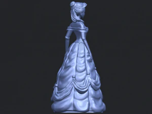 princess belle 3D Print Model