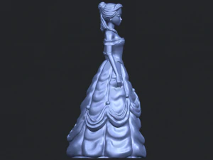 princess belle 3D Print Model