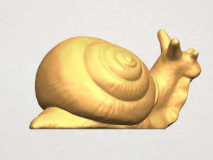 snail 3Dプリントモデル