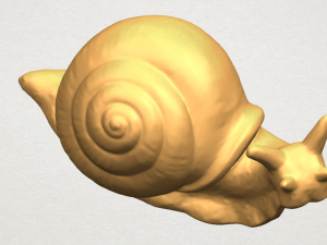 snail 3Dプリントモデル
