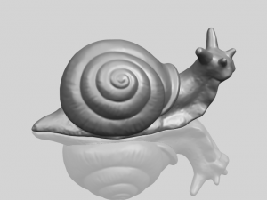 snail 3Dプリントモデル