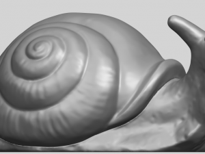 snail 3Dプリントモデル
