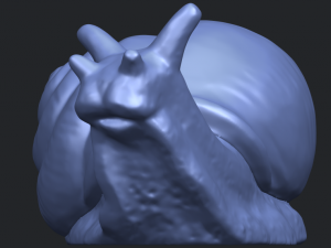 snail 3Dプリントモデル