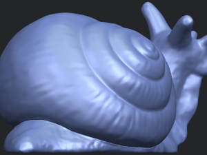 snail 3Dプリントモデル