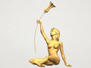 naked girl 27 3D Print Model