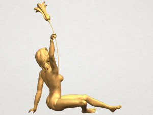 naked girl 27 3D Print Model