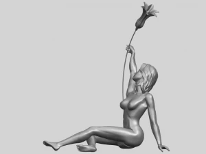 naked girl 27 3D Print Model