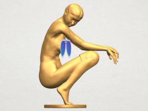 гола дівчина 28 3D Принт Модель