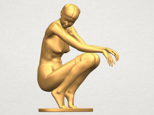 naked girl 28 Modèles 3D en vedette