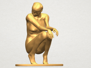 naked girl 28 Modèles 3D en vedette