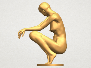 naked girl 28 Modèles 3D en vedette