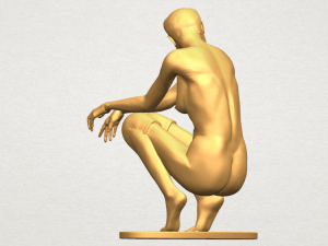 naked girl 28 Modèles 3D en vedette