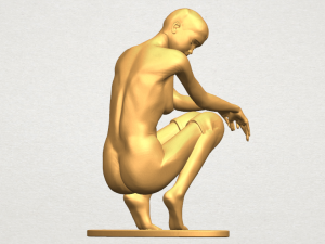 naked girl 28 Modèles 3D en vedette