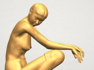 naked girl 28 Modèles 3D en vedette
