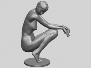 naked girl 28 Modèles 3D en vedette