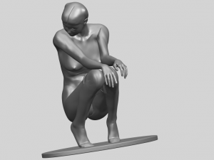 naked girl 28 Modèles 3D en vedette