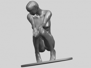 naked girl 28 Modèles 3D en vedette