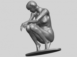 naked girl 28 Modèles 3D en vedette
