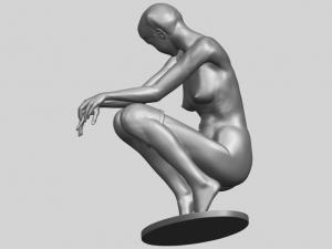 naked girl 28 Modèles 3D en vedette