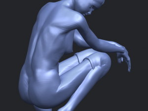 naked girl 28 Modèles 3D en vedette