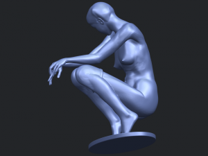 naked girl 28 Modèles 3D en vedette