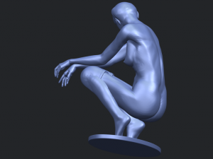naked girl 28 Modèles 3D en vedette
