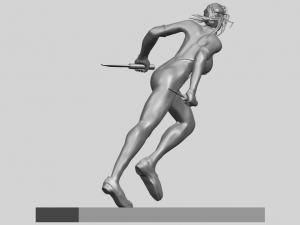 sexy girl 09 3D Baskı Modeli
