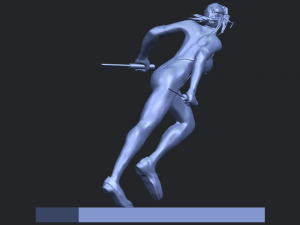 sexy girl 09 3D Baskı Modeli