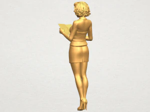 beautiful girl 13 3D Print Model