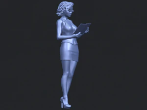 beautiful girl 13 3D Print Model
