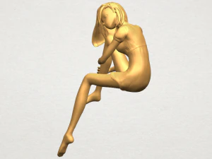 beautiful girl 14 3D Print Model