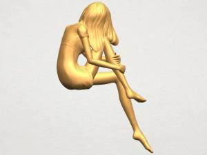 beautiful girl 14 3D Print Model