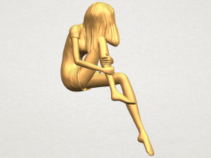 beautiful girl 14 3D Принт Модель