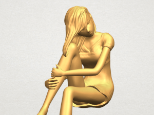 beautiful girl 14 3D Принт Модель