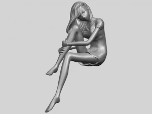 beautiful girl 14 3D Print Model